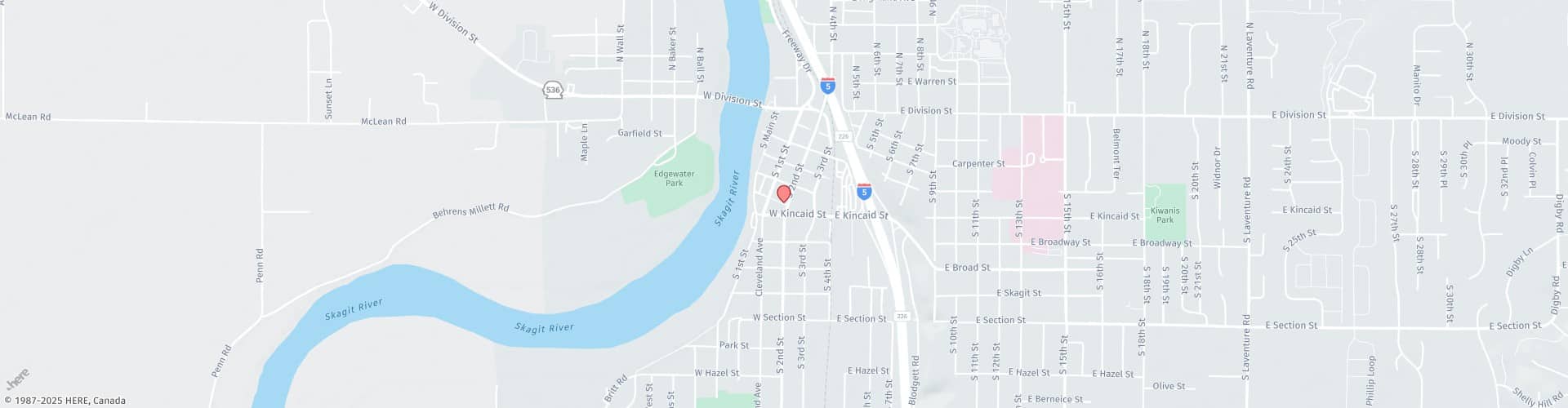 Location Map: 314 Pine Street Mount Vernon, WA 98273